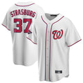 tocy W.Nationals #37 Stephen Strasburg Player White Game Stitched Jerseys
