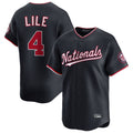 tocy W.Nationals #4 Daylen Lile Player Navy Alternate Limited Replica Stitched Jerseys