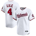 tocy W.Nationals #4 Daylen Lile Player White Alternate Limited Replica Stitched Jerseys