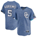 tocy W.Nationals #5 CJ Abrams Player Blue City Connect Limited Stitched Jerseys