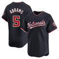 tocy W.Nationals #5 CJ Abrams Player Navy Blue Replica Stitched Jerseys