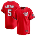 tocy W.Nationals #5 CJ Abrams Player Red Limited Stitched Jerseys