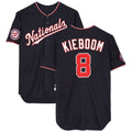 tocy W.Nationals #8 Carter Kieboom Player Navy Home Game Stitched Jerseys