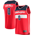 tocy W.Wizards #0 Bilal Coulibaly Red Fast Break Replica Jerseys - Icon Edition