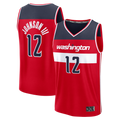 tocy W.Wizards #12 Tre Johnson III Red Fast Break Replica Jerseys - Icon Edition