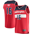 tocy W.Wizards #16 Anthony Gill Red Fast Break Replica Jerseys - Icon Edition