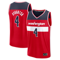 tocy W.Wizards #4 AJ Dybantsa Red 2026 Draft First Round Pick Fast Break Jersey s- Icon Edition