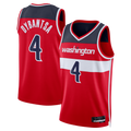 tocy W.Wizards #4 AJ Dybantsa Red 2026 Draft Swingman Jerseys - Icon Edition