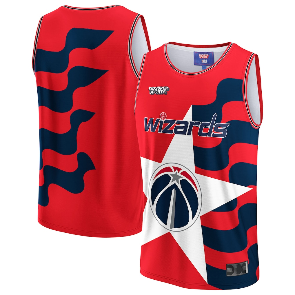 tocy W.Wizards & KidSuper Studios by Red Hometown Jerseys