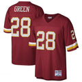 tocy Washington Football Team #28 Darrell Green Mitchell & Ness Burgundy Legacy Replica Stitched Jersey