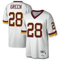 tocy Washington Football Team #28 Darrell Green Mitchell & Ness White Legacy Replica Stitched Jersey