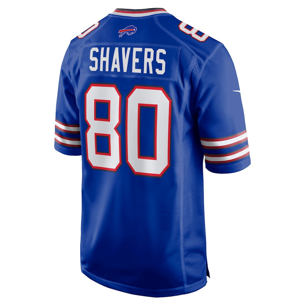 Tocy B.Bills #80 Tyrell Shavers Royal Team Game Jersey