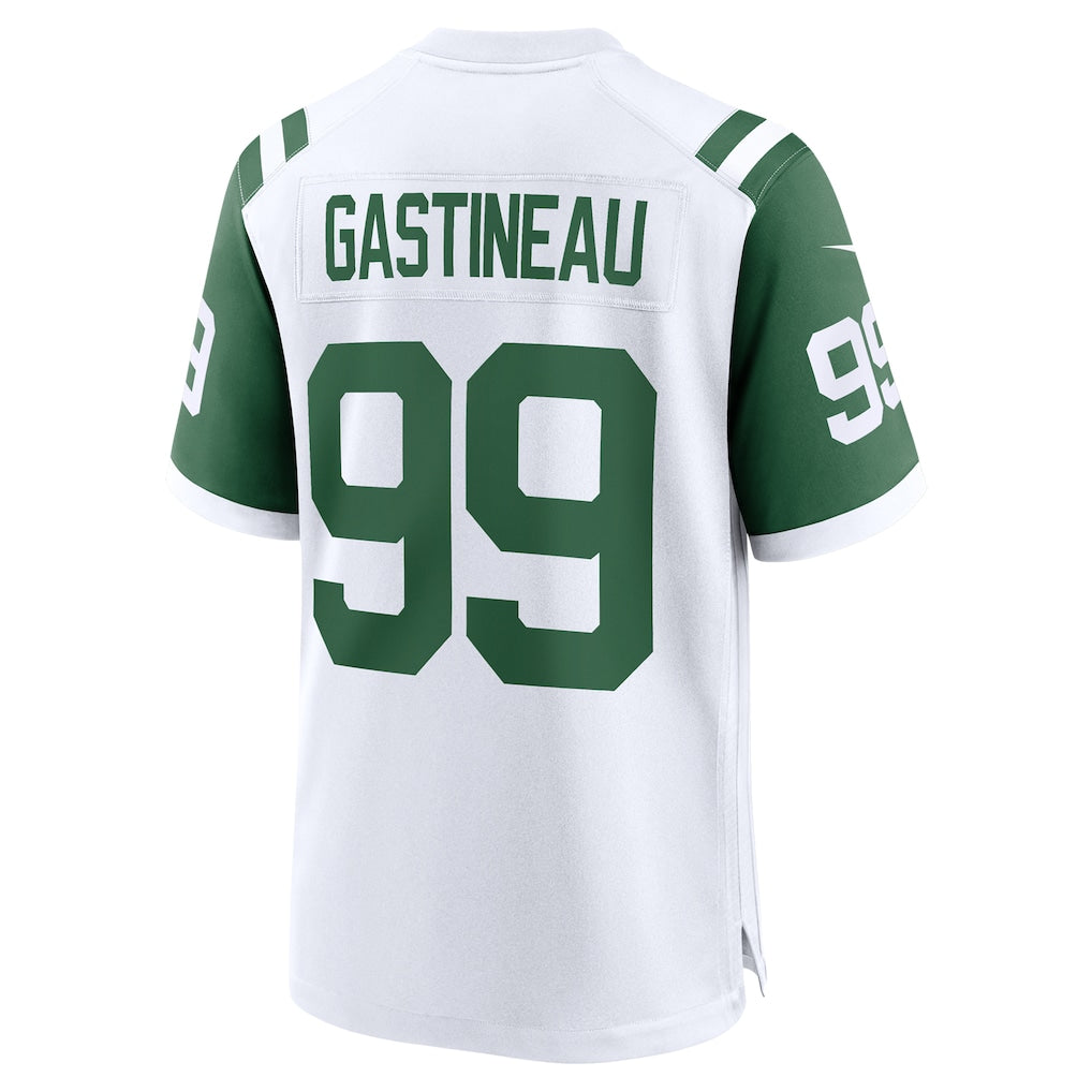 Tocy NY.Jets #99 Mark Gastineau White Retired Player Alternate Game Jersey