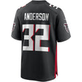 Tocy A.Falcons #32 Jamal Anderson Black Game Retired Player Jersey