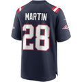 Tocy NE.Patriots #28 Curtis Martin Navy Game Retired Player Jersey