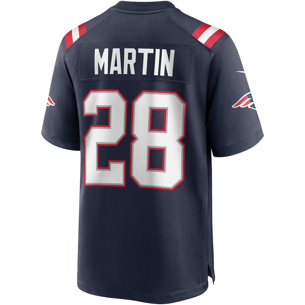 Tocy NE.Patriots #28 Curtis Martin Navy Game Retired Player Jersey