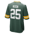 Tocy GB.Packers #25 Keisean Nixon Green Game Player Jersey