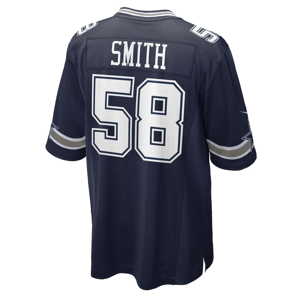 Tocy D.Cowboys #58 Mazi Smith Navy Game Jersey