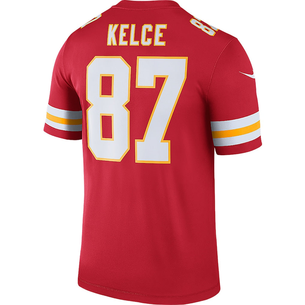 tocy KC.Chiefs #87 Travis Kelce Red Legend Player Performance Top Jersey