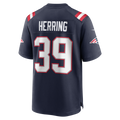 Tocy NE.Patriots #39 Tyron Herring Navy Game Retired Player Jersey