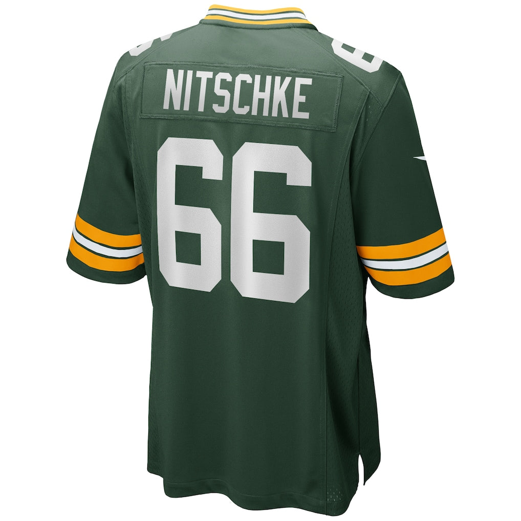 Tocy GB.Packers #66 Ray Nitschke Green Game Retired Player Jersey