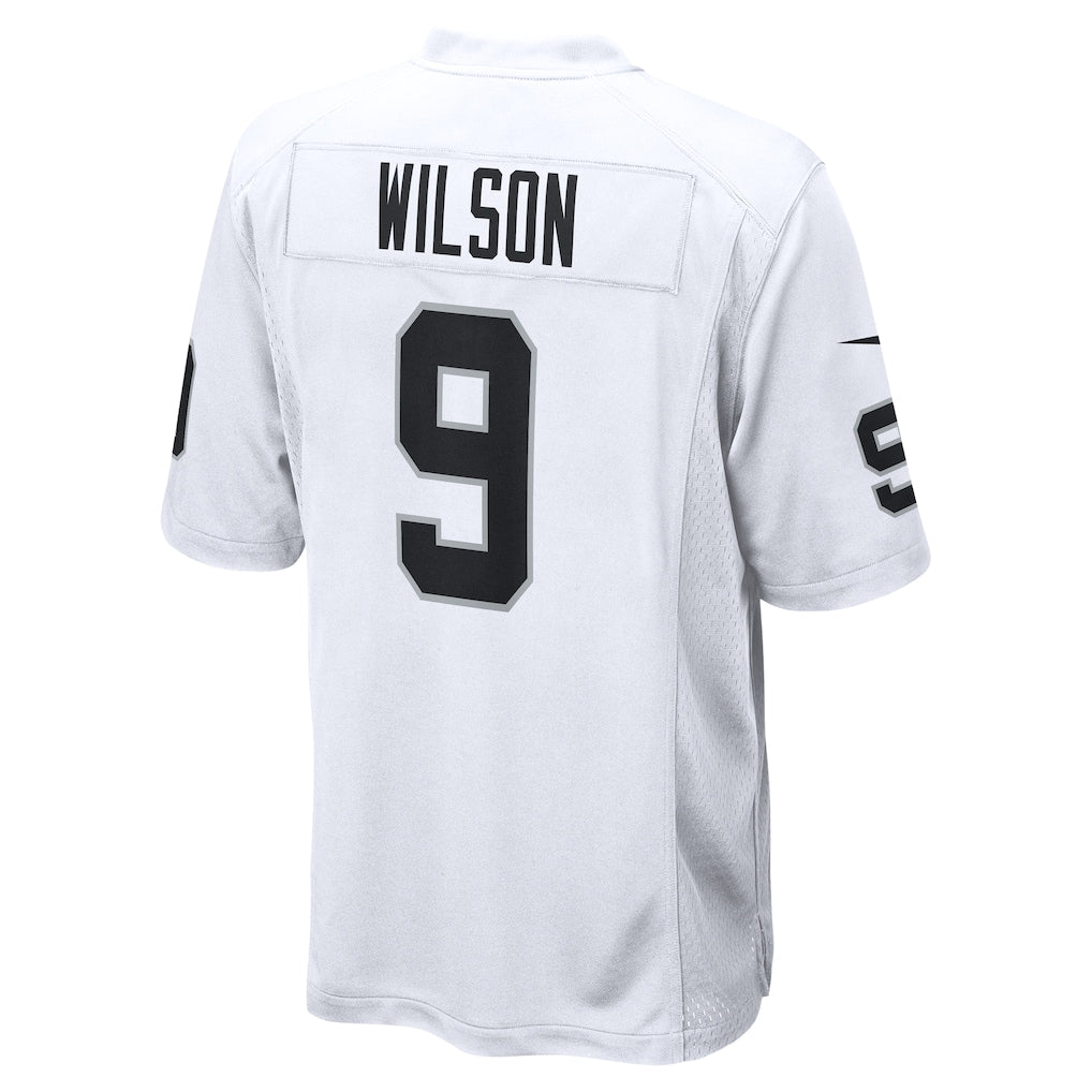 tocy LV.Raiders #9 Tyree Wilson White Game Jersey