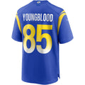 tocy LA.Rams #85 Jack Youngblood Royal Game Retired Player Jersey