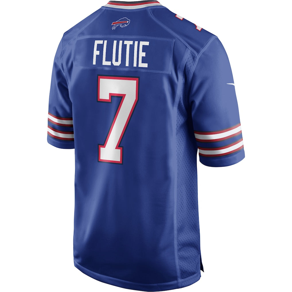 Tocy B.Bills #7 Doug Flutie Royal Game Retired Player Jersey