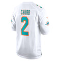 Tocy M.Dolphins #2 Bradley Chubb White Game Player Jersey