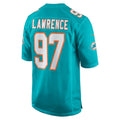 Tocy M.Dolphins #97 Rashard Lawrence Aqua Team Game Jersey