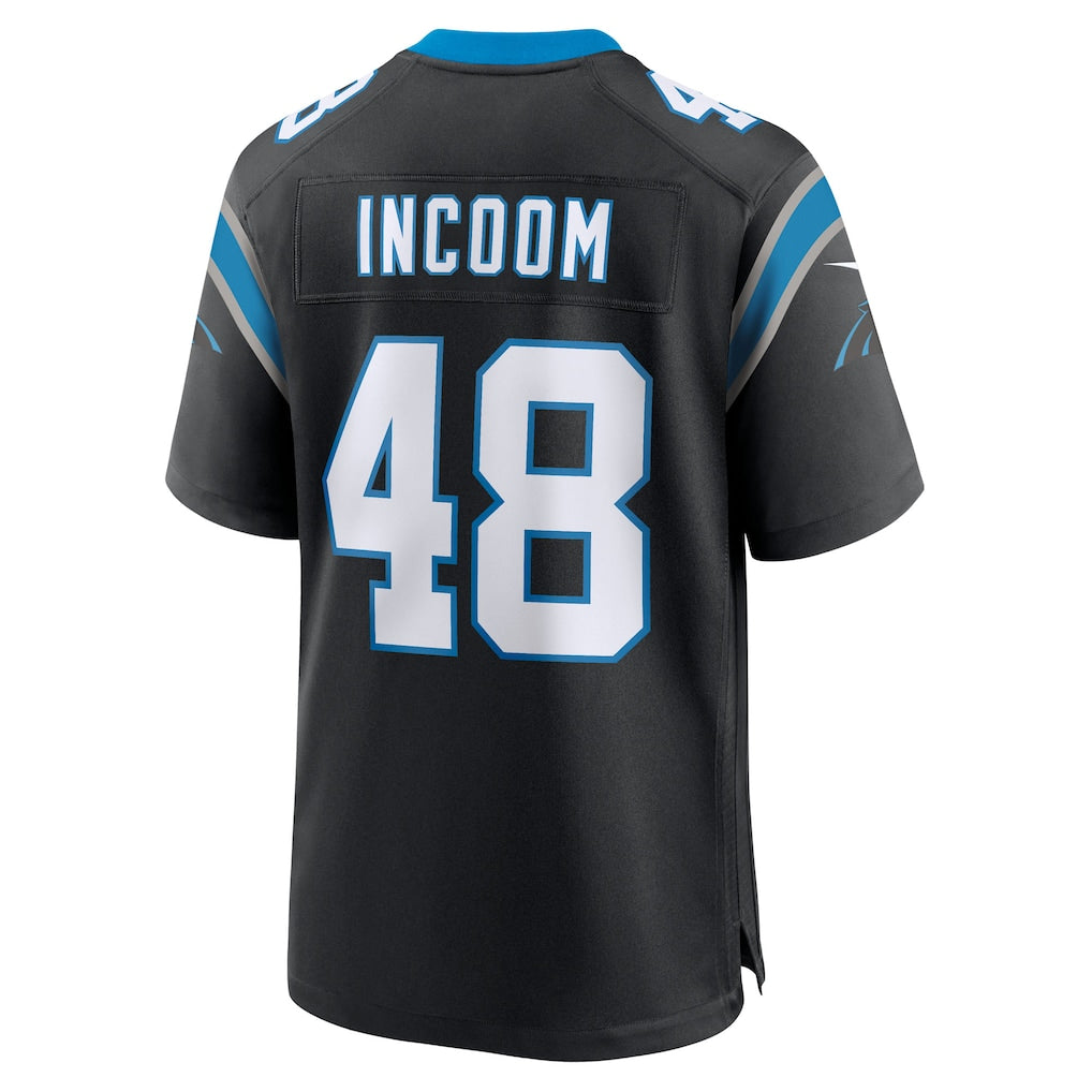 Tocy C.Panthers #48 Thomas Incoom Black Team Game Jersey