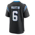 Tocy C.Panthers #6 Sam Martin Black Team Game Jersey
