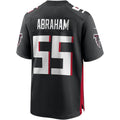 Tocy A.Falcons #55 John Abraham Black Game Retired Player Jersey