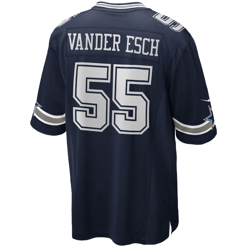 Tocy D.Cowboys #55 Leighton Vander Esch Navy Team Game Jersey