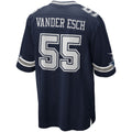 Tocy D.Cowboys #55 Leighton Vander Esch Navy Team Game Jersey