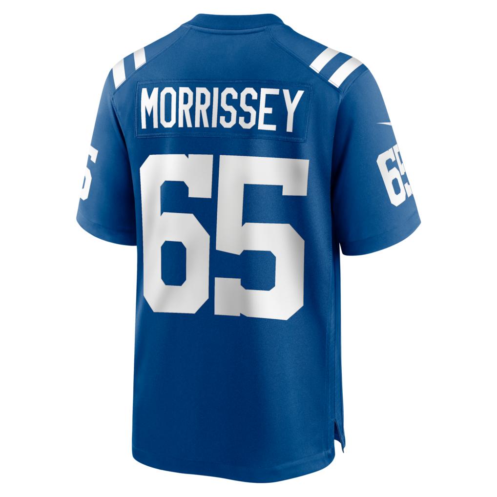 Tocy IN.Colts #65 Jimmy Morrissey Royal Team Game Jersey