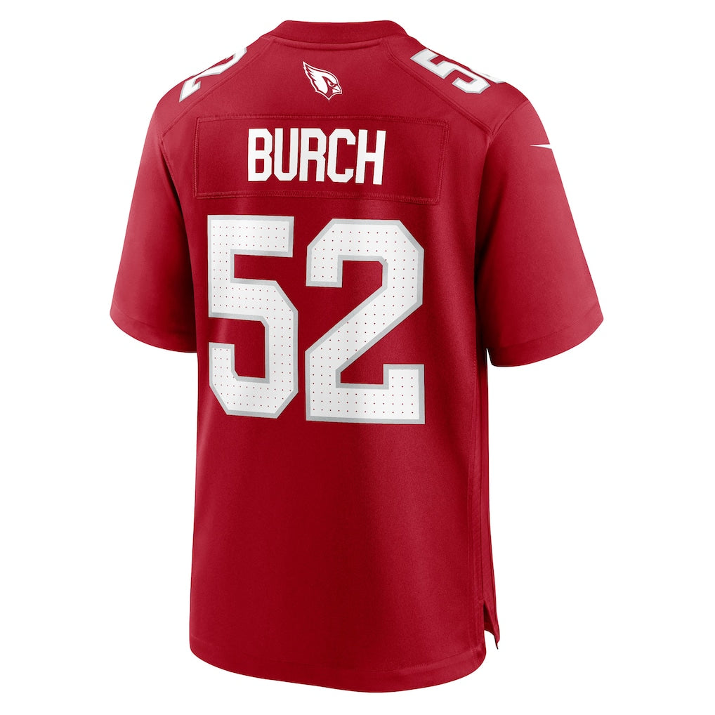 Tocy A.Cardinals #52 Jordan Burch Cardinal Team Game Jersey