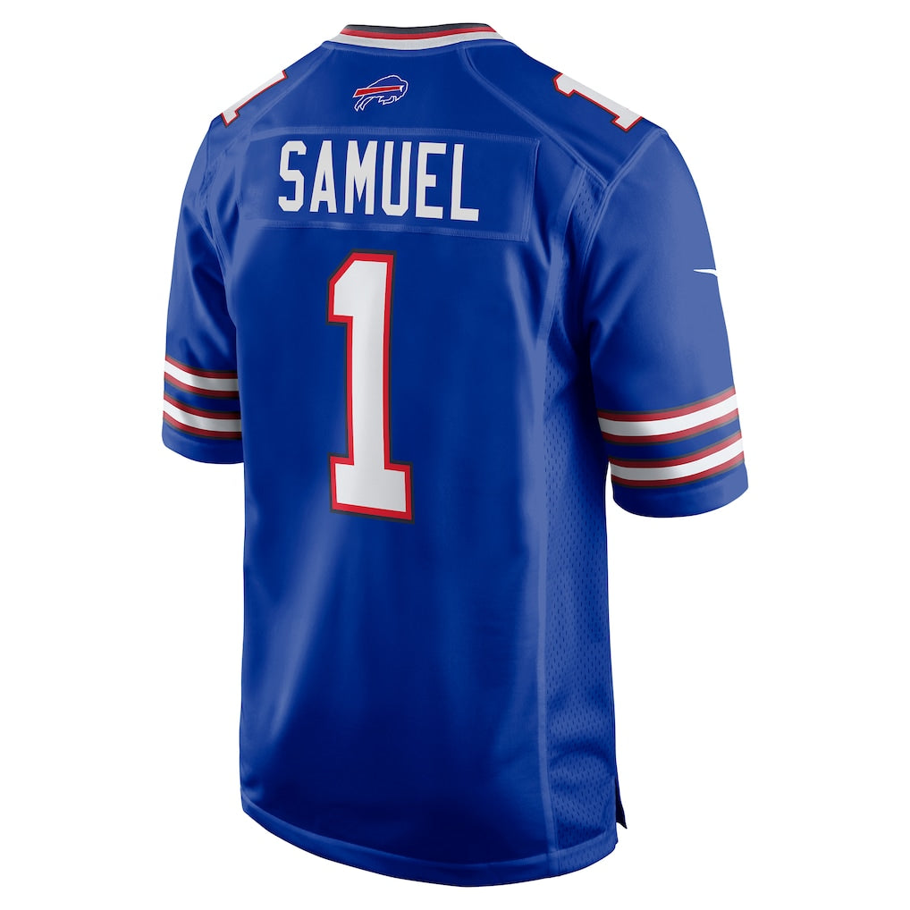 Tocy B.Bills #1 Curtis Samuel Royal Game Jersey