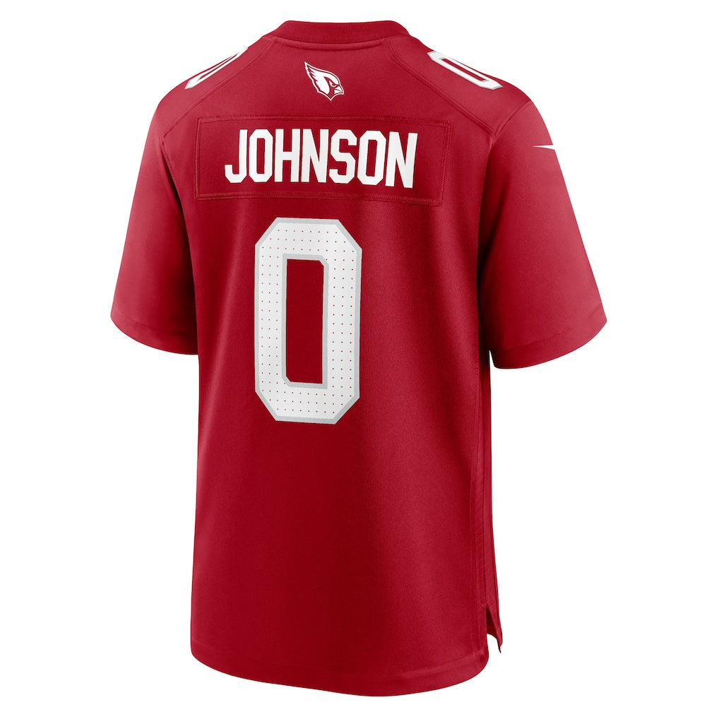 Tocy A.Cardinals #0 Will Johnson Cardinal Team Game Jersey