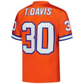 Tocy D.Broncos #30 Terrell Davis Mitchell & Ness Orange 1995 Authentic Throwback Retired Player Jersey