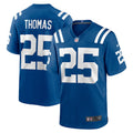 Tocy IN.Colts #25 Rodney Thomas Royal Player Game Jersey