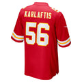 tocy KC.Chiefs #56 George Karlaftis Red Player Game Jersey
