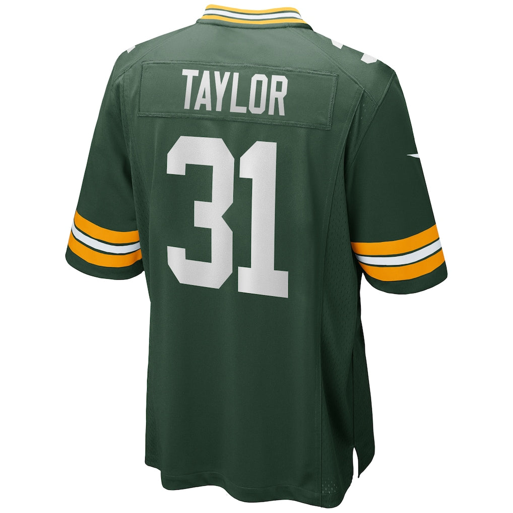 Tocy GB.Packers #31 Jim Taylor Green Game Jersey