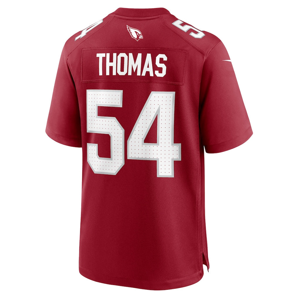 Tocy A.Cardinals #54 Xavier Thomas Cardinal Team Game Jersey