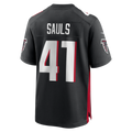 Tocy A.Falcons #41 Ben Sauls Black Team Game Jersey