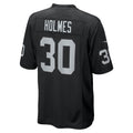 tocy LV.Raiders #30 Darnay Holmes Black Team Game Jersey