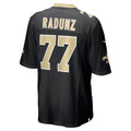 Tocy NO.Saints #77 Dillon Radunz Black Team Game Jersey