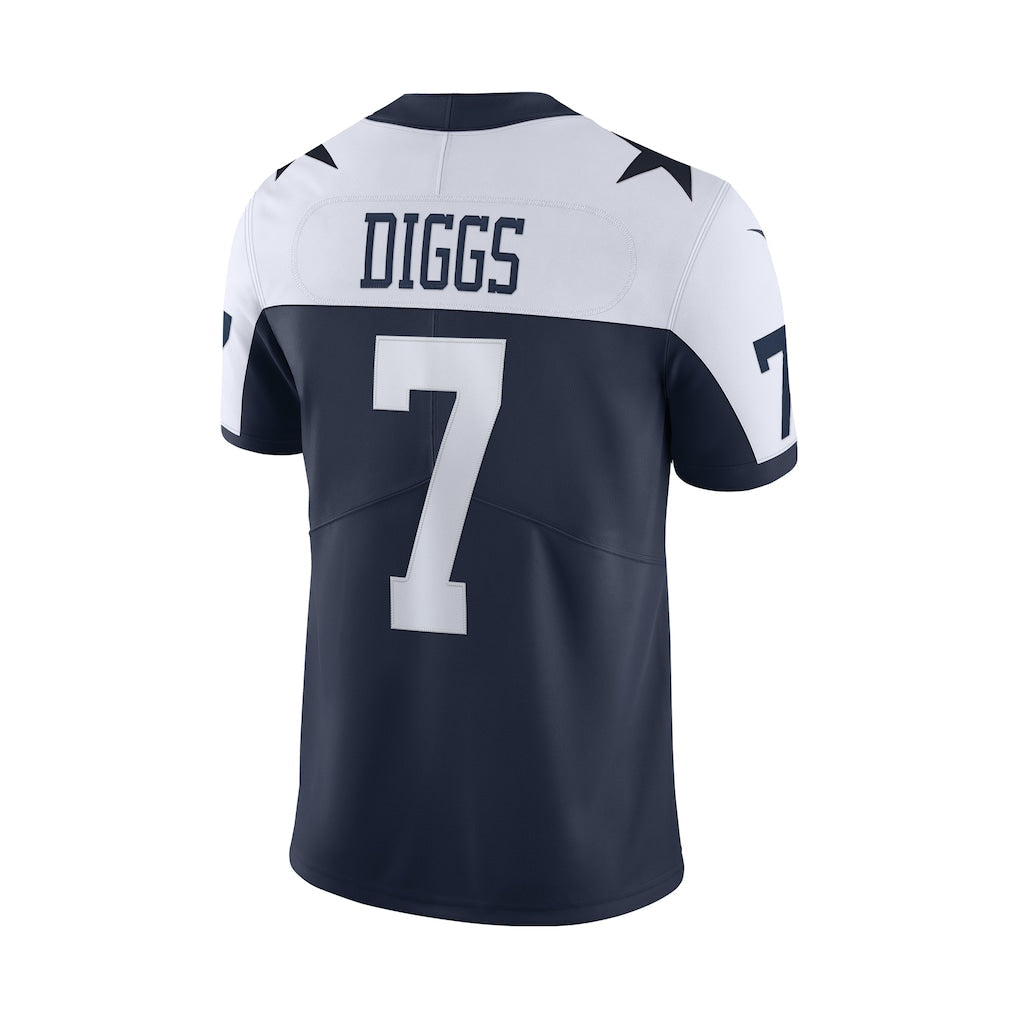 Tocy D.Cowboys #7 Trevon Diggs Navy Alternate Vapor Limited Jersey
