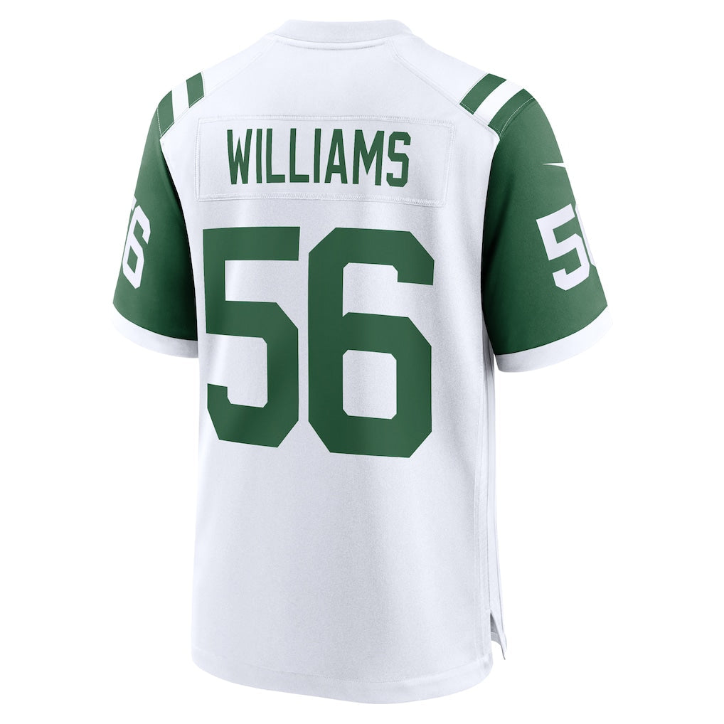 Tocy NY.Jets #56 Quincy Williams White Alternate Game Jersey