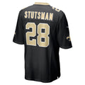 Tocy NO.Saints #28 Danny Stutsman Black Team Game Jersey